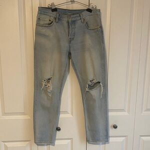 Levi's Light Blue Distressed Women Jeans
